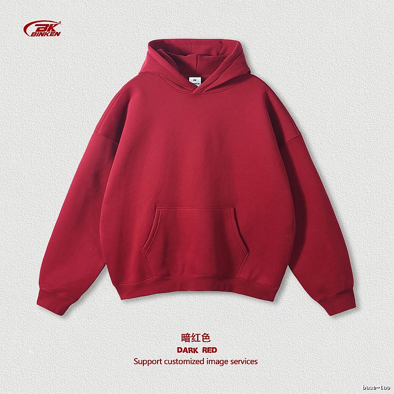 Summer Pullover hoodie Navy Blank Kangaroo with Bold Graphic