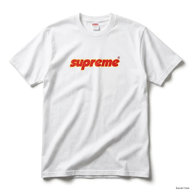 Supreme basic simple white T-shirt