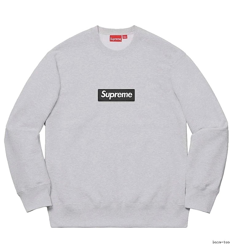 Supreme Classic Logo hoodie Gray Red Oversized with Travel-Friendly Style