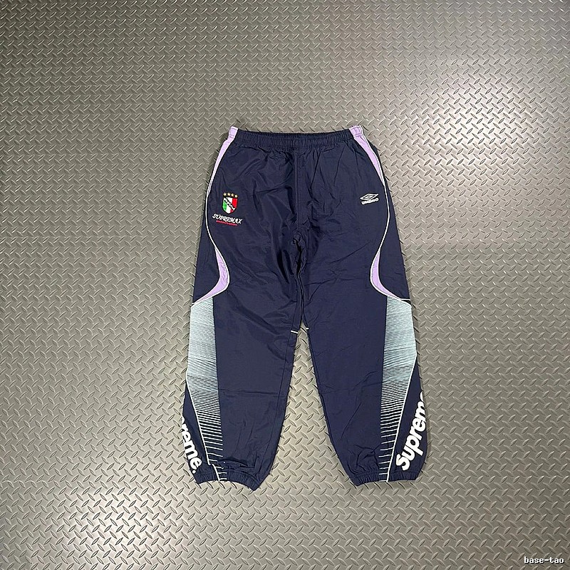 Supreme Navy Curved Panel Jogger Pants