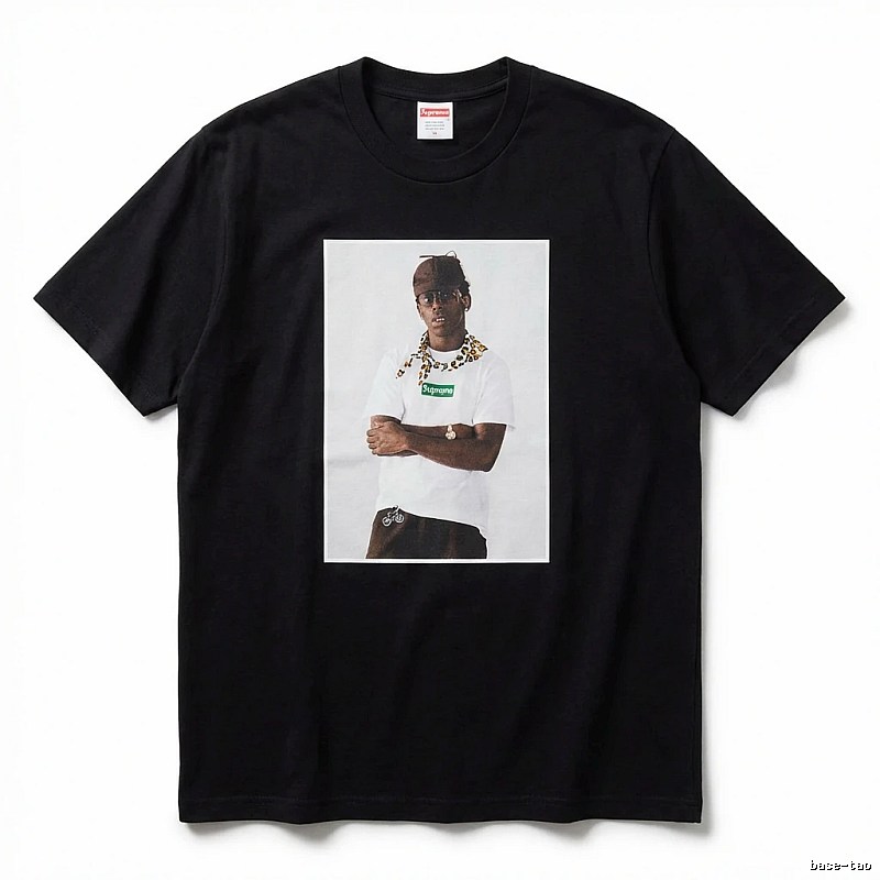 Supreme Portrait Style Black T-shirt