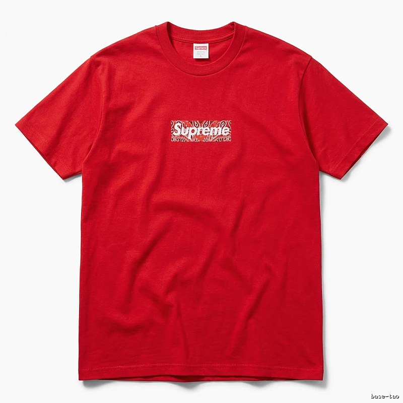 Supreme Printed Trendy Red T-shirt