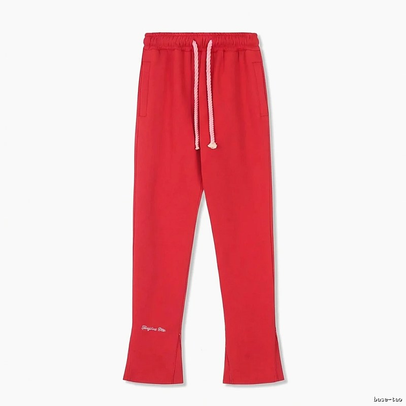 SynaWorld casual-style red long trousers