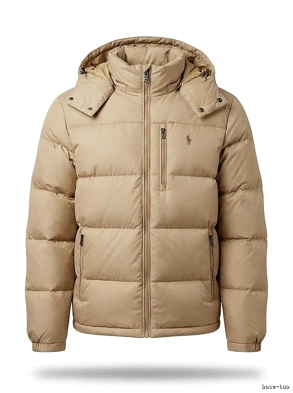 The classic khaki down jacket of Ralph Lauren.