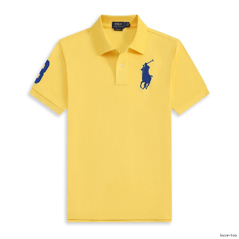 The classic yellow shirt of Ralph Lauren Polo.