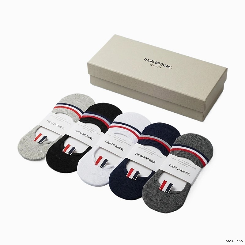 Thom Browne Classic Stripe Invisible Socks