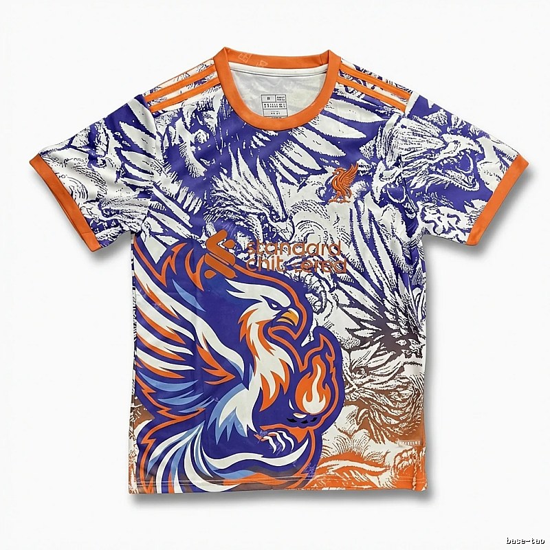 Tokyo Ghoul series trendy blue and orange T-shirts