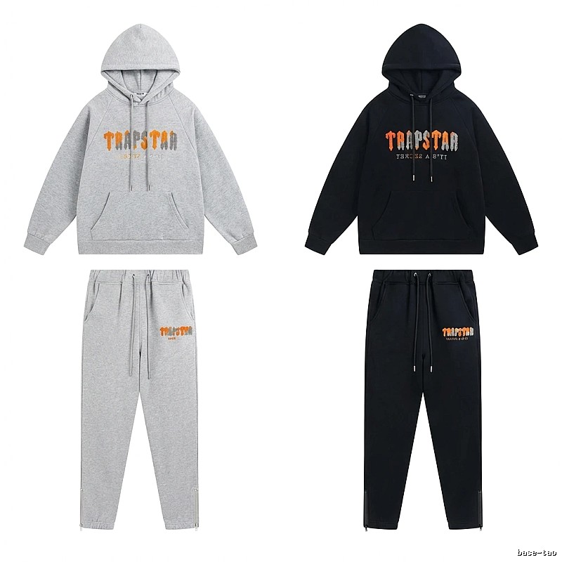 Trapstar Printed Streetwear Set (Grey/Black)