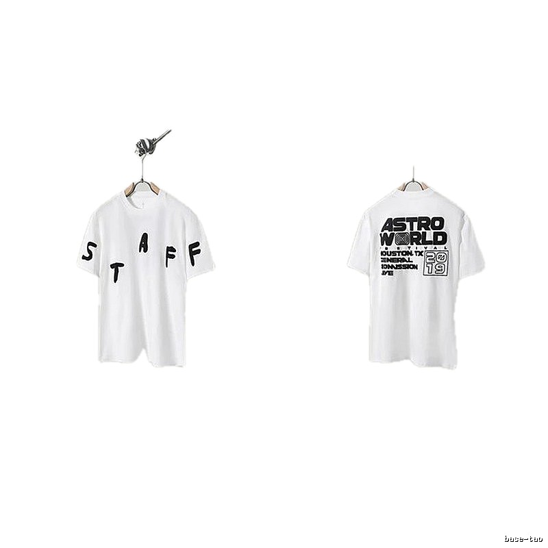 Travis Scott AstroWorld Street Style White T-Shirt