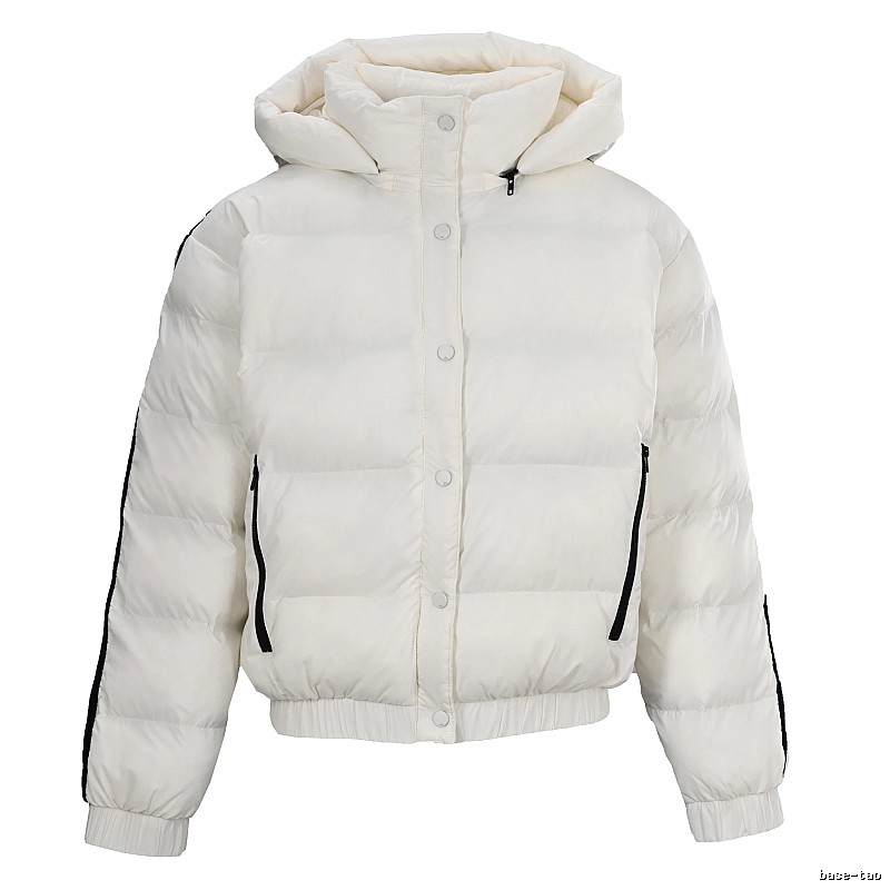 Weekend Cropped Puffer Jacket with high collar
