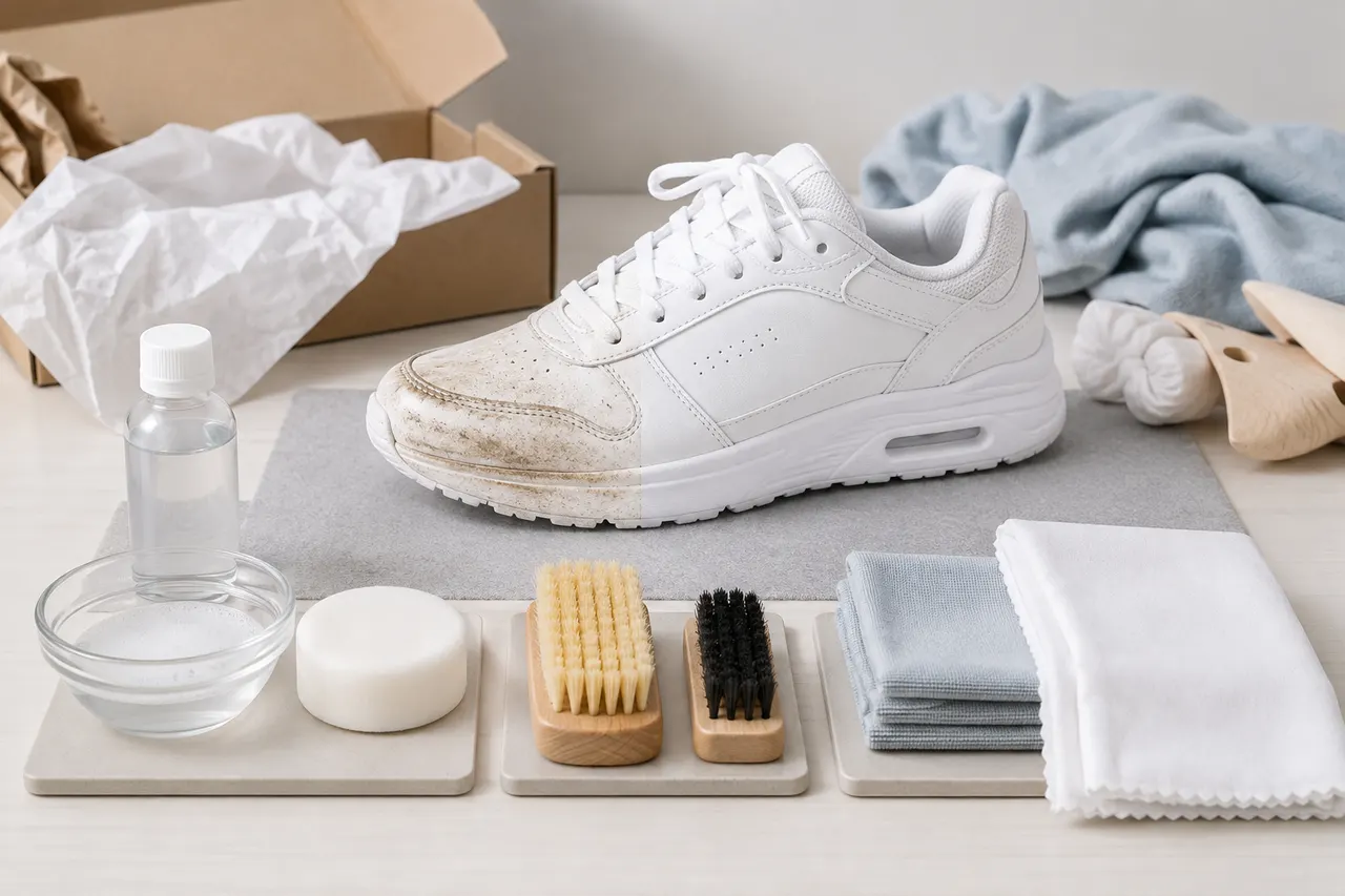 Basetao White Sneaker Care Kit Review visual guide for basetao